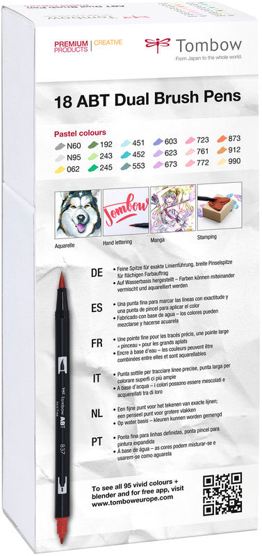 Tombow Filzstifte ABT, 18 Stk.