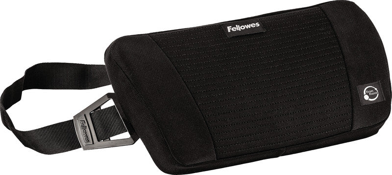 Fellowes Schreibunterlage PlushTouch – Schwarz – 80 × 350 mm – Textil