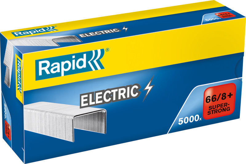 Rapid Heftklammern 66/8 – 8 mm – Metall, silber – 5000 Stk.