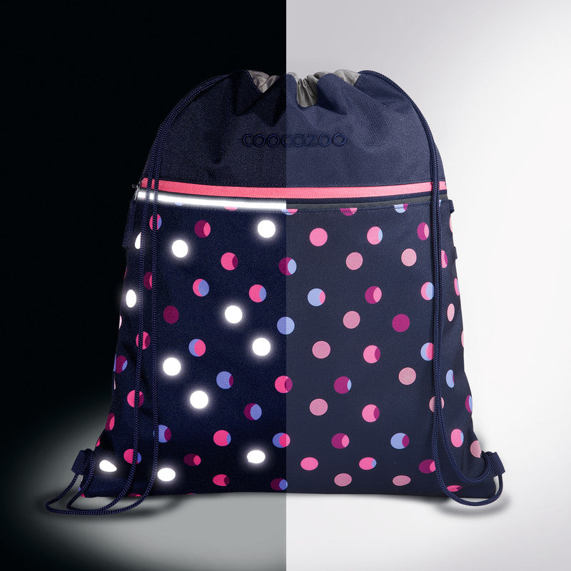 Coocazoo Sportbeutel – 10 l, Motiv Reflective Moons, wasserabweisend, 34 × 43 cm