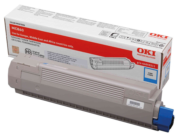 OKI Toner – cyan, 10000 Seiten