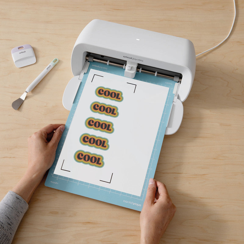 Cricut Bedruckbare Vinylfolie – für Cricut JOY Xtra Schneideplotter, Tintenstrahldrucker, A4, 12 Blätter