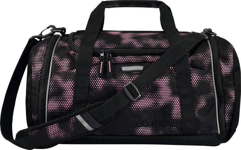 Coocazoo Sporttasche – 20 l, Motiv Pink Illusion, mit Schultergurt, wasserabweisend, 40 × 24 × 23 cm