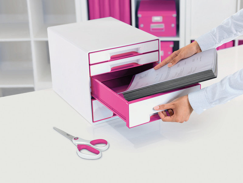 Leitz Aufbewahrungsbox – Pink, Weiss, Kunststoff (Polystyrol)