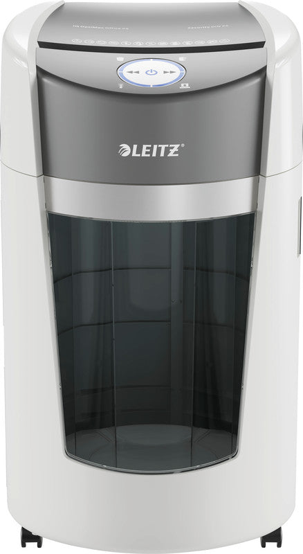 Leitz IQ OptiMax – Aktenvernichter, DIN P-5, Mikroschnitt 2 × 15 mm, 10 Blatt, 35 l, A4