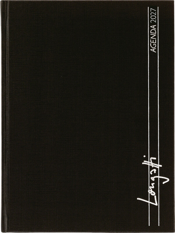 Biella LONGATTI Agenda – 1 Woche/2 Seiten, gebunden, 15 × 20 cm, 2027, mehrsprachig