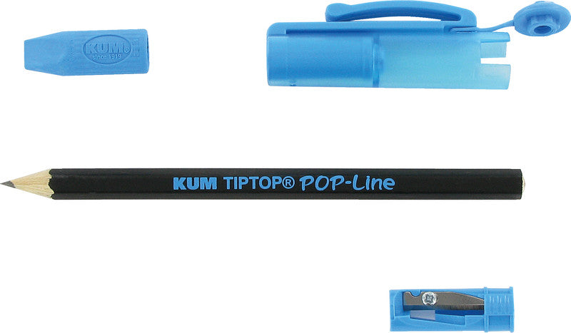 Kum Bleistift mit Kappe und Clip HB Mine Ø 2 mm Schwarz – Set