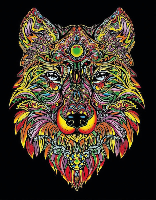 Tataruga Samtbild Malkarton, Karton, 21 × 29,7 cm, Schwarz