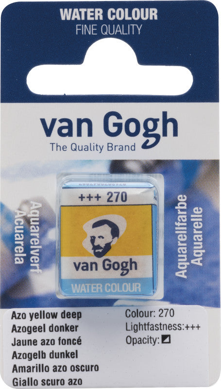 Van Gogh – Aquarellfarbe – Dunkel Azogelb