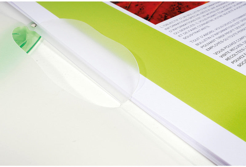 EXACOMPTA Klemmmappe A4 - Clip transparent, Fabre assortiert - 5er Set