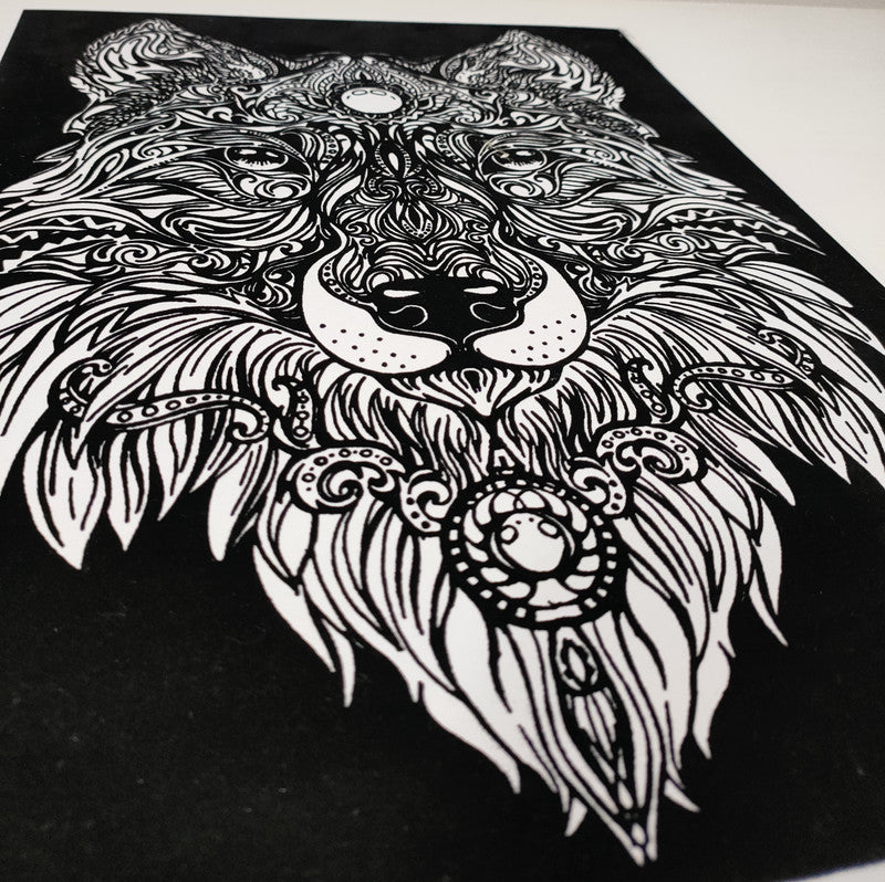 Tataruga Malkarton, Karton, 21 × 29,7 cm, schwarz