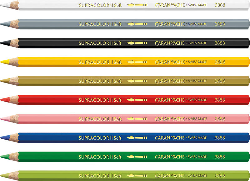 Caran d-Ache Caran d'Ache Supracolor Soft Aquarellfarbstift – Rosarot, Mine Ø 3,8 mm, Metallschachtel