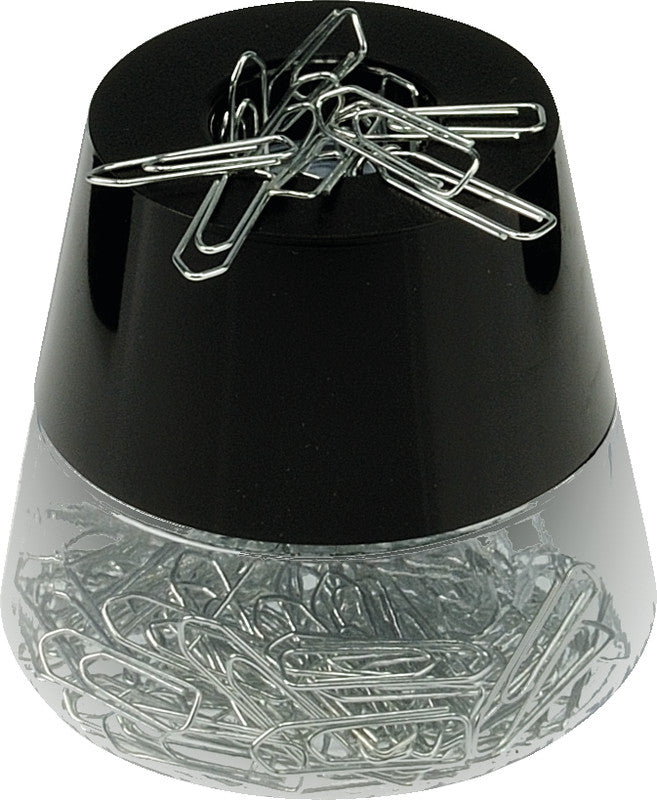 Arlac Klammerspender – Kunststoff, Schwarz, 80 × 70 mm