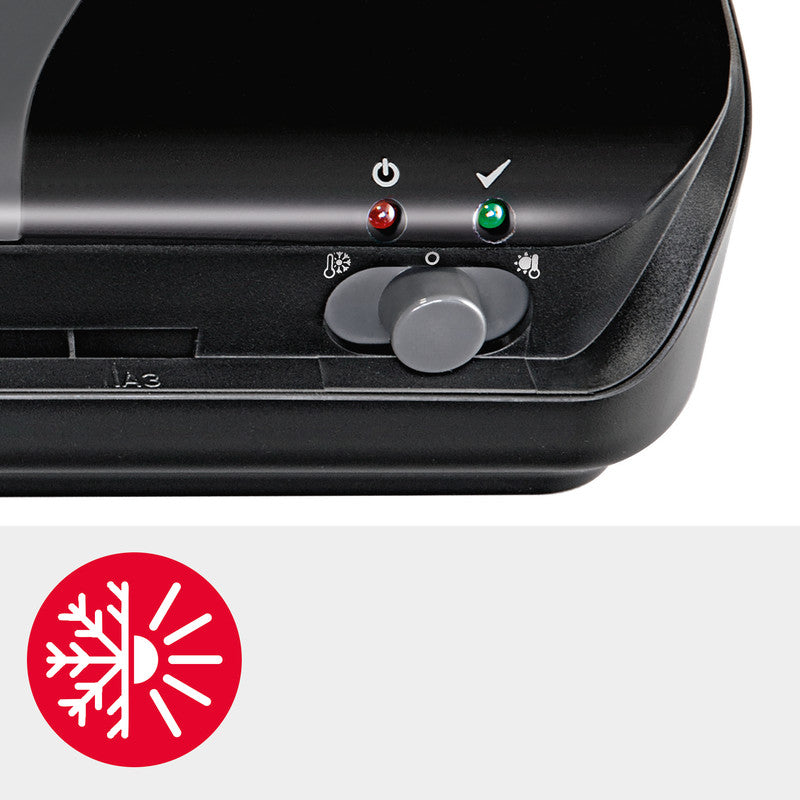 GBC Inspire+ Laminiergerät A3 – 2-Rollen, 75–125 µm, Kaltlamination, Aufheizzeit 4 Min., 250 mm/min