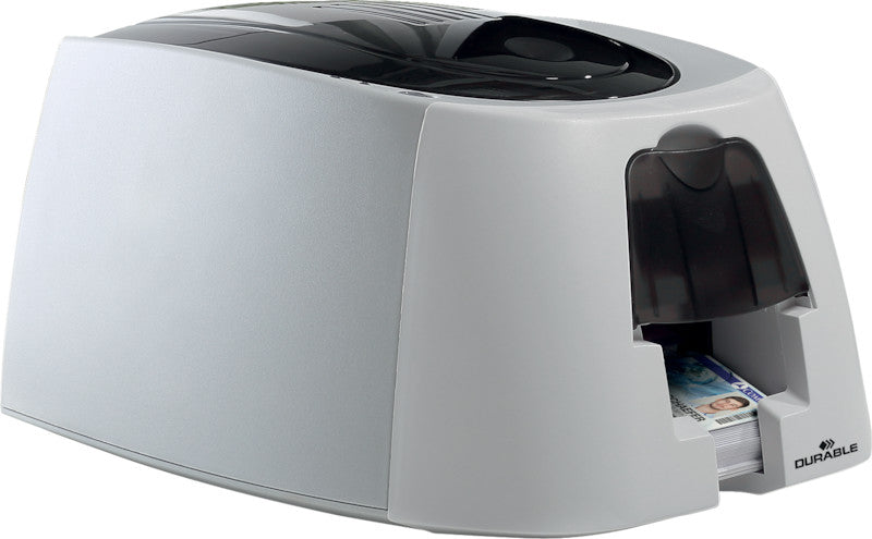 Durable Duracard ID 300 – Kartendrucker, Thermotransfer, 260 × 300 dpi, für PVC-Karten 85,6 × 53,98 mm, USB