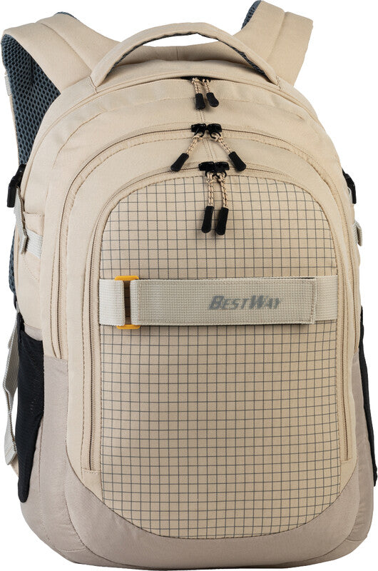 Bestway Evolution Air – Notebook-Rucksack – für 15"-Notebook, 22 l, Kunststoff, Natur, Karos