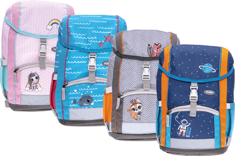 Funki Rucksack A4 PLUS+ – Süsses Einhorn – Rosa – B 35,0 × H 26,0 × T 17,0 cm