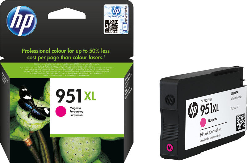HP Tintenpatrone 951XL, Magenta, 1'500 Seiten – für OfficeJet Pro 8610, 8620, 8630 und andere