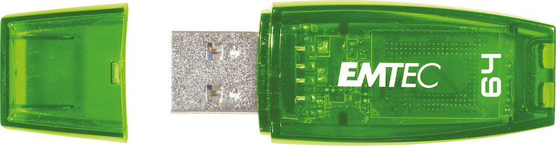 Emtec C410 USB-Stick – 64 GB, USB 3.2, grün