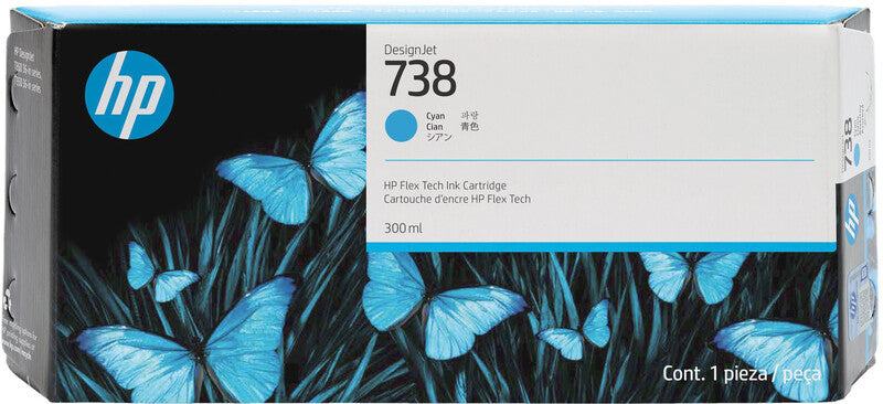 HP Tintenpatrone 676M6A, cyan – für Inkjetdrucker/Multifunktionsgeräte
