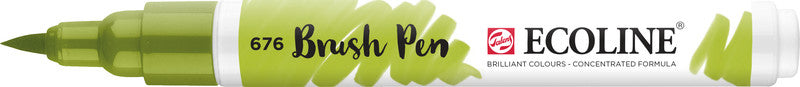 Talens Brush Pen – Pinselspitze – Grasgrün – Wasservermalbar