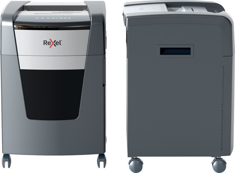 Rexel Momentum Extra XP418+ – Aktenvernichter, DIN P-4, Partikelschnitt 4 × 35 mm, 18 Blatt, 45 l, A4