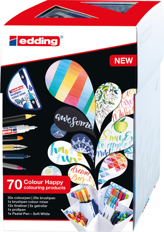 Edding Filzstifte, 70 Stk.