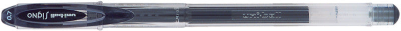 Uni-Ball Signo Gelschreiber – Schwarz, 0,4 mm, schnelltrocknend, Kappe