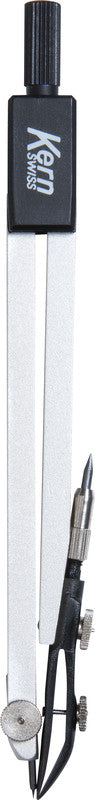KERN Wandtafel-Zirkel – Schenkellänge 14,5 cm, Messing, Silber