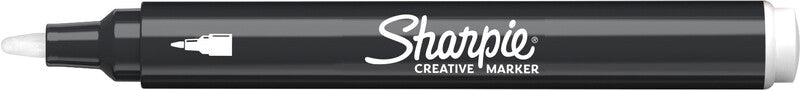 Sharpie Acrylmarker Creative – Rundspitze 2,5 mm – Schwarz/Weiss – 2er-Set – Für dunkles Papier geeignet