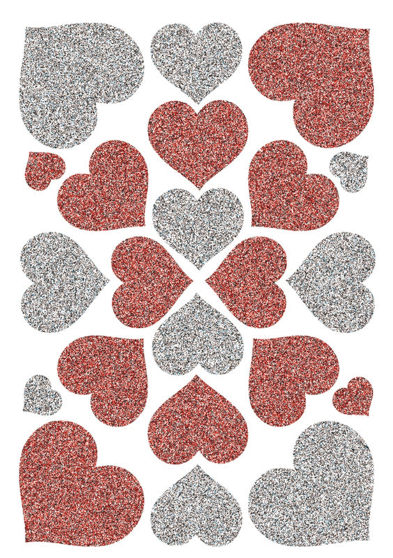 HERMA Schmucketiketten, Magic Love Klassiker – 84 × 120 mm – sortiert – 1 Blatt