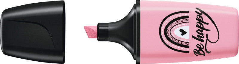 STABILO BOSS Textmarker Mini Set 3 Farben Pastell – Keilspitze, 2–5 mm