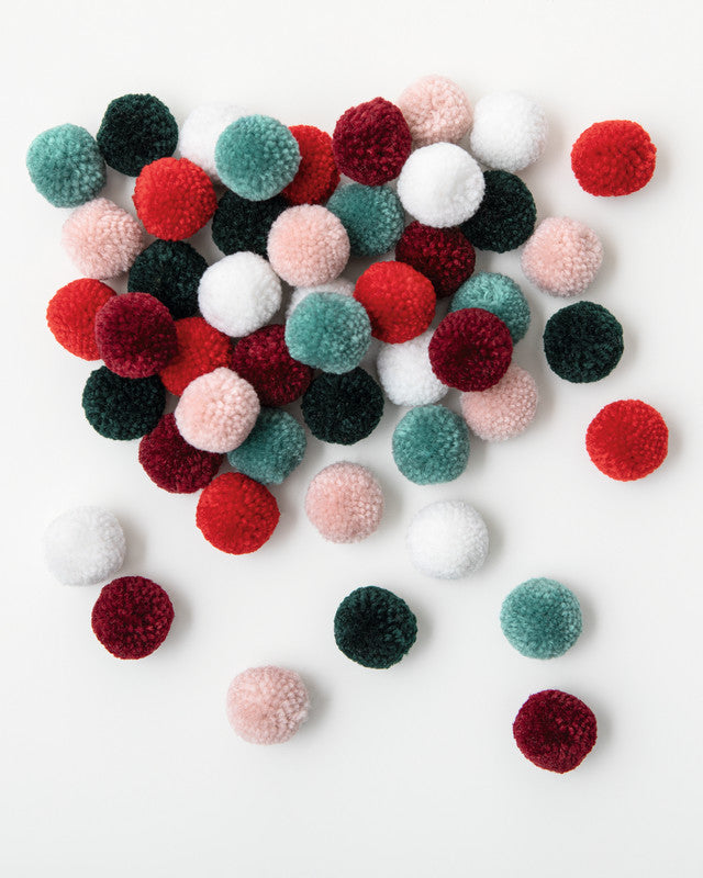 Folia Woll-Pompons – sortiert – 24 Stück