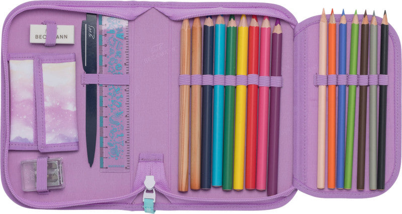 Beckmann Klassisches Etui, gefüllt, 21-teilig – Unicorn – Kunststoff – 20,5 × 13,3 × 3,8 cm