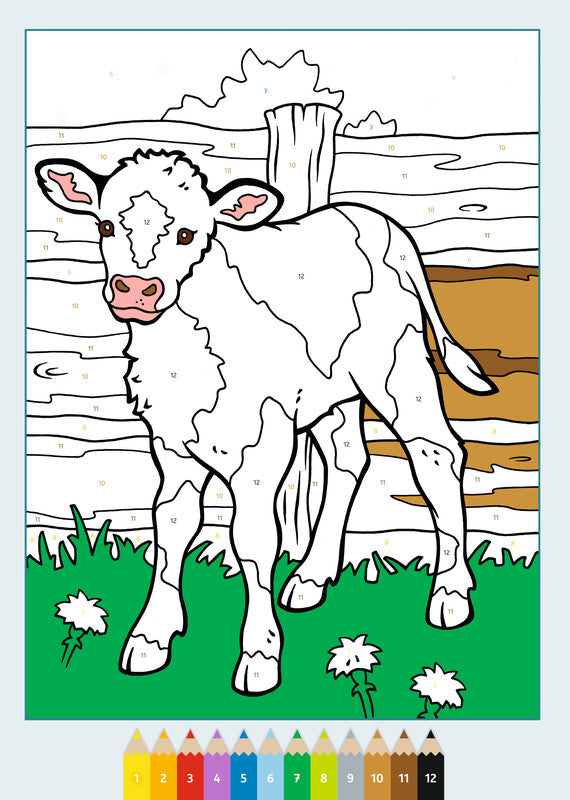 Ravensburger Malen nach Zahlen Malbuch, Karton, 21 × 29,5 cm, mehrfarbig, ab 5 Jahren