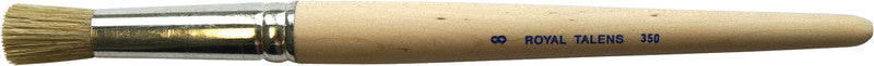 Talens Schablonier- und Tamponier-Pinsel 350 – Schweinsborsten, Länge 213 mm, FSC, eco:plus, für Textilfarben
