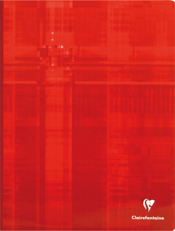 Clairefontaine Notizheft, 320 × 240 mm, liniert, Leinen, Karton, 192 Seiten, 90 g/m² – sortiert
