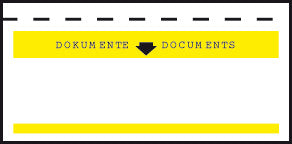 Elco Dokumententasche – C6/5 (229 × 114 mm), transparent, selbstklebend, Aufreissperforation – 250 Stück