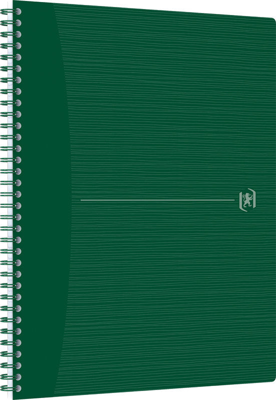 Elba Spiralheft A4+, kariert, 70 Blatt, mikroperforiert, 90 g/m² – grün, für SCRIBZEE App