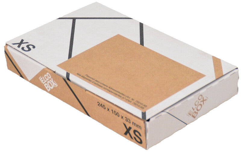 Elco Versandbox, braun – 255 × 160 × 40 mm
