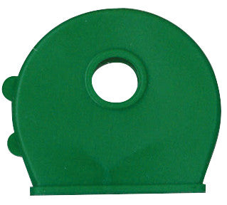 Rieffel Schlüsselkappe – Dunkelgrün, Kunststoff, Ø 25 mm