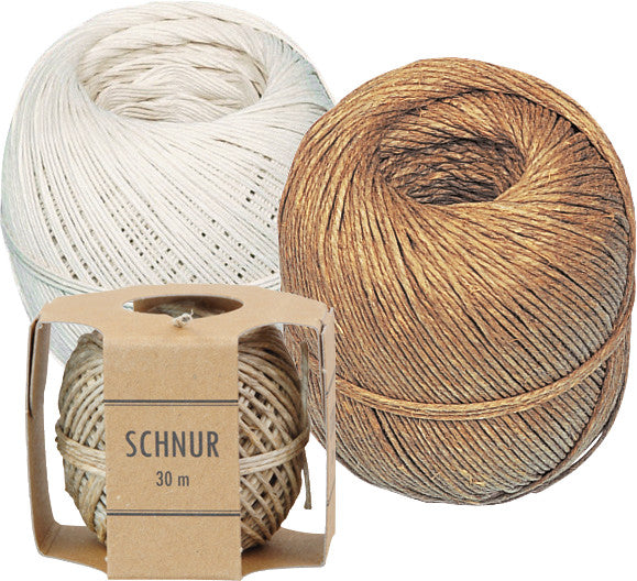 Bächi-cord Bindegarn – Naturfasern 1,6 mm × 100 m, 24 daN, beige