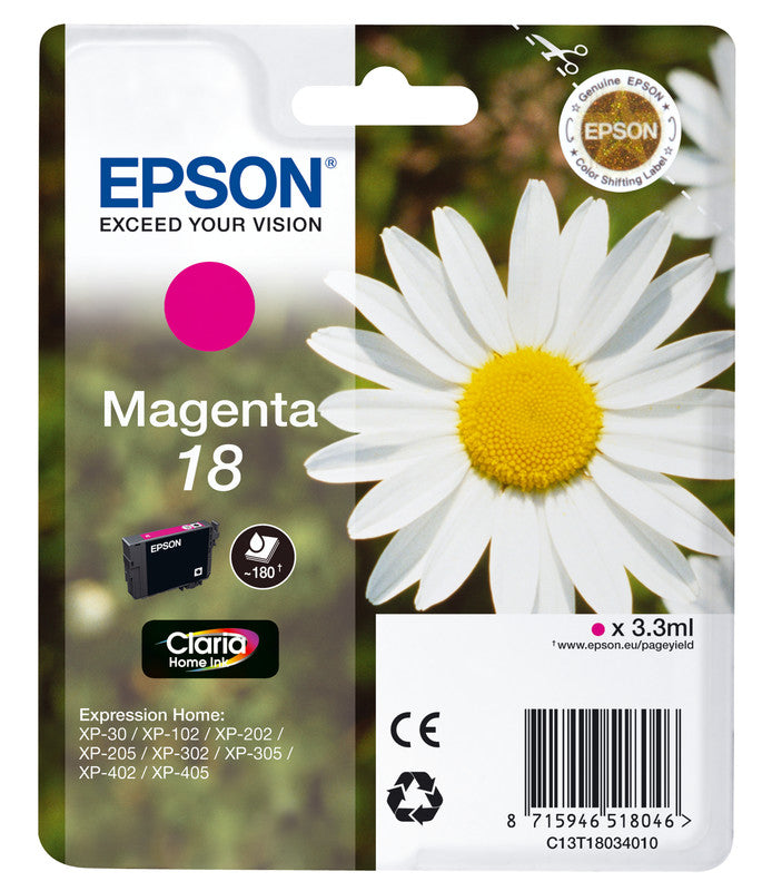 Epson Tintenpatrone, Magenta – für Inkjetdrucker/Multifunktionsgeräte