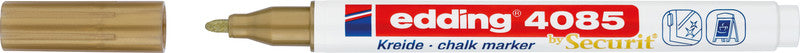 Edding Kreidemarker 4085 – Rund, 1–2 mm – Gold