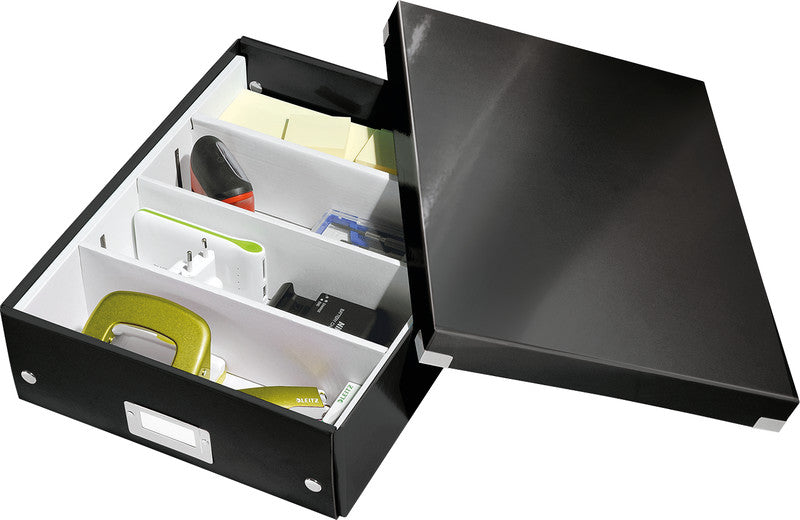 Leitz Aufbewahrungsbox – Kunststoff (PP), schwarz