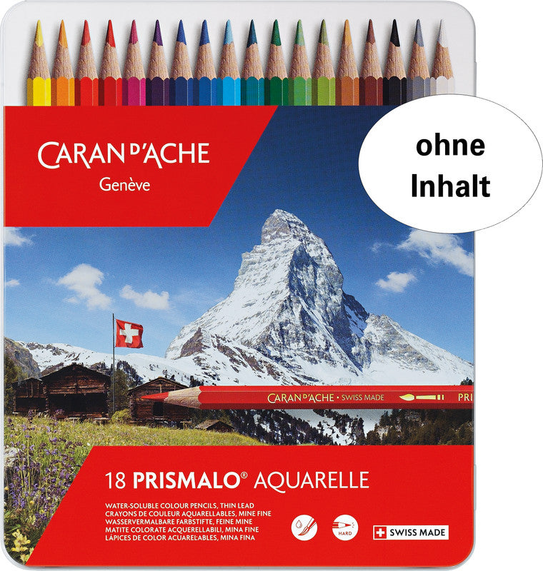 Caran d-Ache Caran d’Ache Prismalo Schachtel, leer, für 18 Farbstifte – Metall