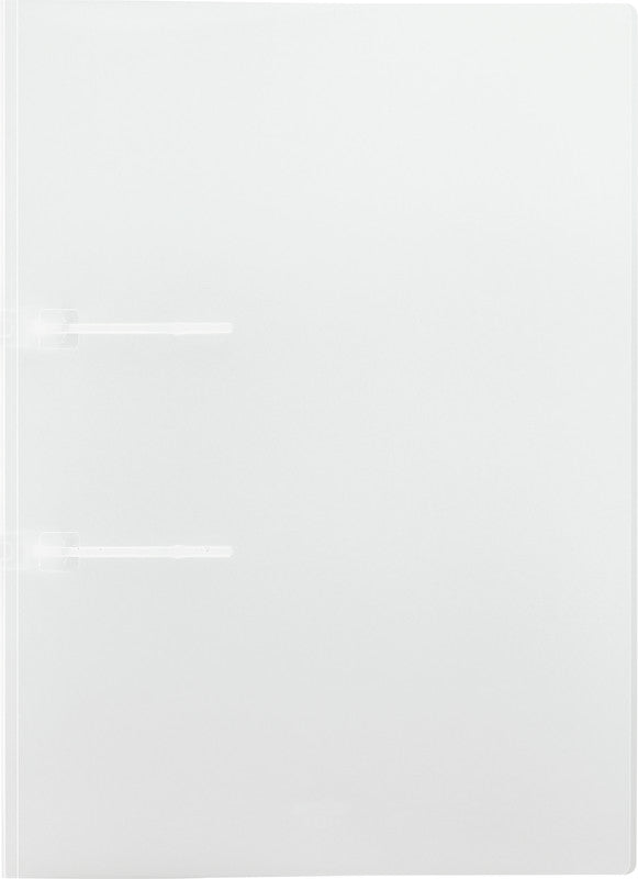 Kolma Kunststoff Schnellhefter A4, Transparent, Integrierte Abheftvorrichtung, 2-fach Lochung, 80 Blatt