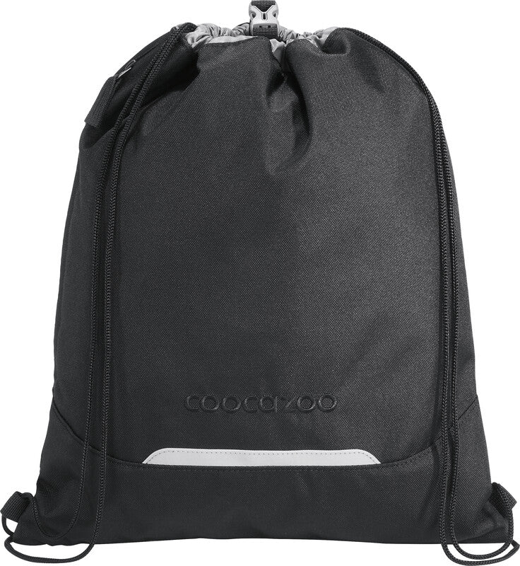 Coocazoo Sportbeutel – 4,5 l, Motiv Black Coal, wasserabweisend, 34 × 43 cm