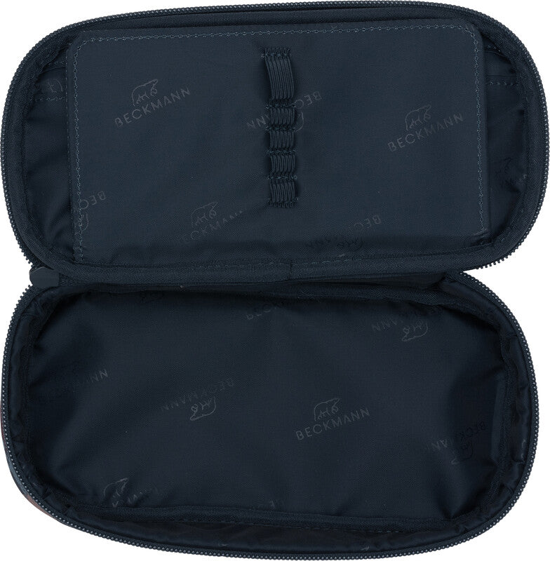 Beckmann Sport Jr. Etui Schlamperetui, leer – Blue Brush – Kunststoff – 22 × 11 × 5 cm
