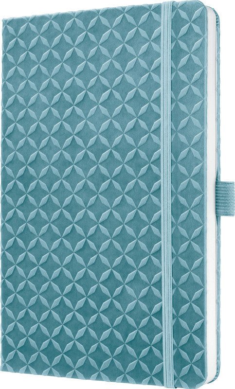 Sigel Notizbuch JOLIE Flair, A5, liniert, Fadenheftung, 174 Seiten, perforiert, 80 g/m² – hellblau